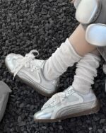 Кросівки "CAT & SOFA EMOJI-LAB SILVER"