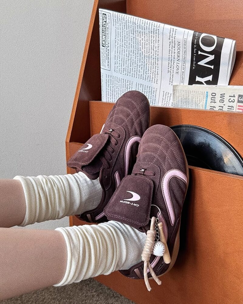 Кросівки "CAT & SOFA FOOTBALL BROWN PINK"