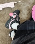 Кросівки "CAT & SOFA FOOTBALL BLACK PINK"