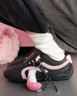 Кросівки "CAT & SOFA FOOTBALL BLACK PINK"