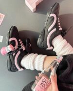 Кросівки "CAT & SOFA FOOTBALL BLACK PINK"