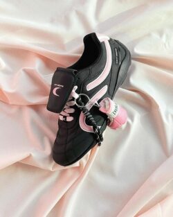 Кросівки "CAT & SOFA FOOTBALL BLACK PINK"